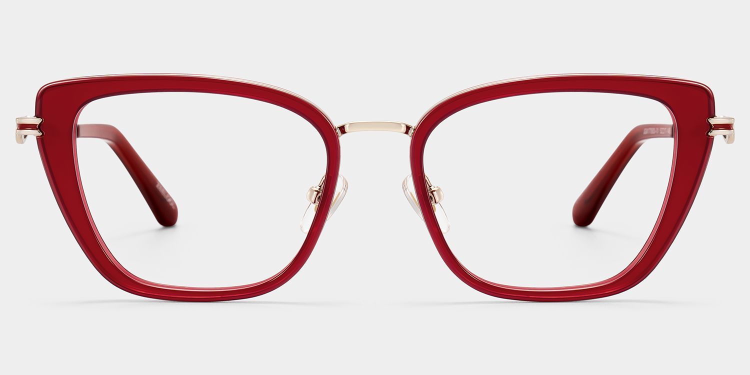 Lunettes œil-de-chat rouges Veronica | ZEELOOL0