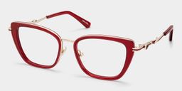 Veronica Rouge Cat-eye lunettes2