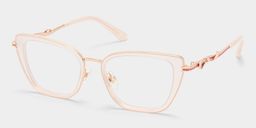 Veronica Beige Cat-eye lunettes2