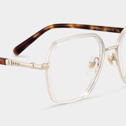 Lunettes géométriques transparentes Sophie4