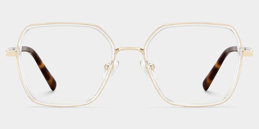 Lunettes géométriques transparentes Sophie