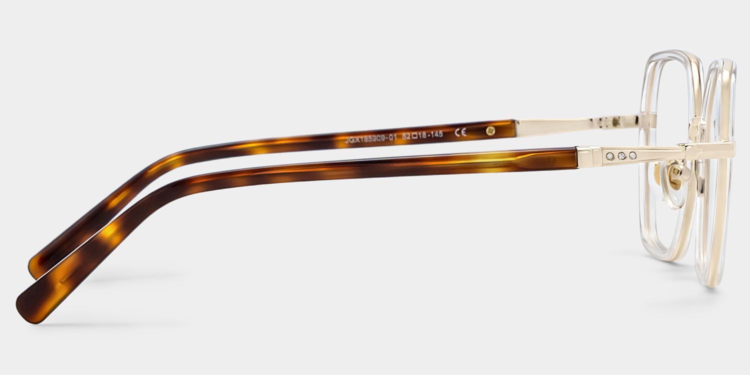 Lunettes à monture mixte géométrique transparente Sophie pour Femme | ZEELOOL3