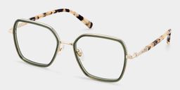 Lunettes géométriques vertes Sophie2