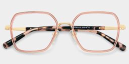 Lunettes géométriques roses Sophie1
