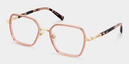 Lunettes géométriques roses Sophie2