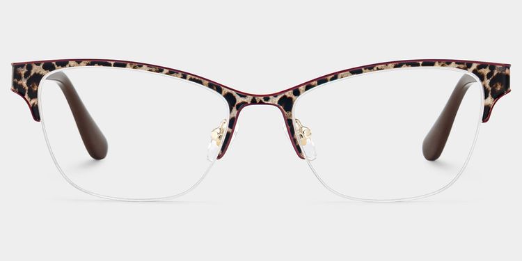 Dorian Léopard marron Cat-eye lunettes