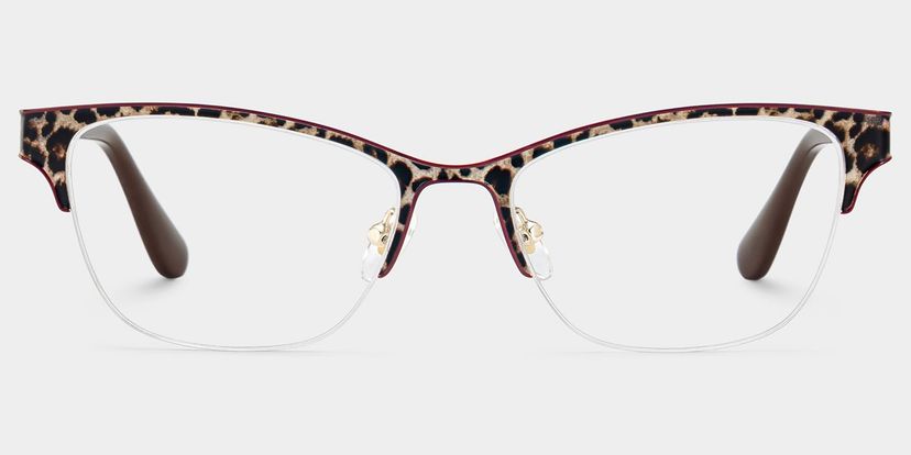 Dorian Léopard marron Cat-eye lunettes
