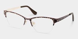 Dorian Léopard marron Cat-eye lunettes2