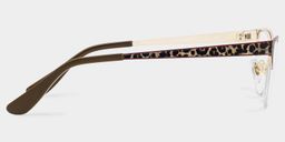 Dorian Léopard marron Cat-eye lunettes3
