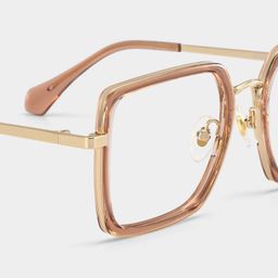Shane Marron Carré lunettes4