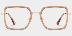 Lunettes carrées marron Shane0