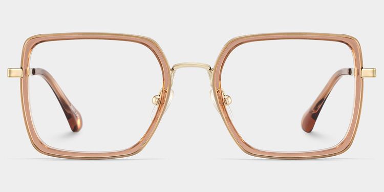 Lunettes carrées marron Shane