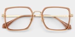 Lunettes carrées marron Shane1