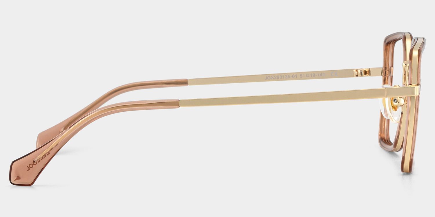 Lunettes Shane à monture marron carrée en ligne | ZEELOOL3