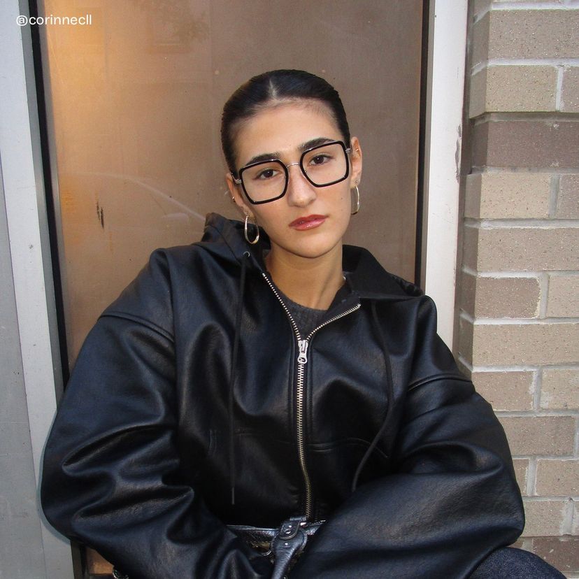 Lunettes noires carrées Shane