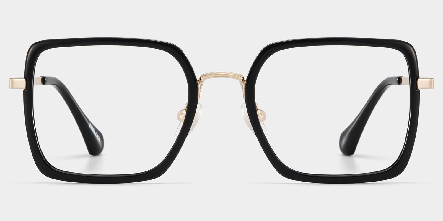 Lunettes à monture noire et carrée Shane en ligne | ZEELOOL1