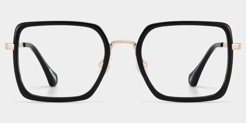 Lunettes noires carrées Shane