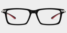 Lunettes rectangulaires noires Orion0