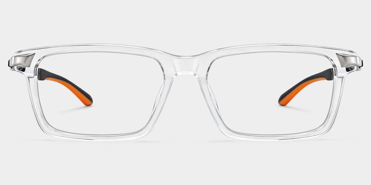 Lunettes rectangulaires transparentes Orion