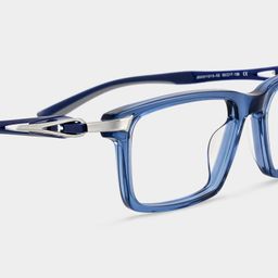 Lunettes rectangulaires bleues Orion5