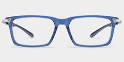 Lunettes rectangulaires bleues Orion0
