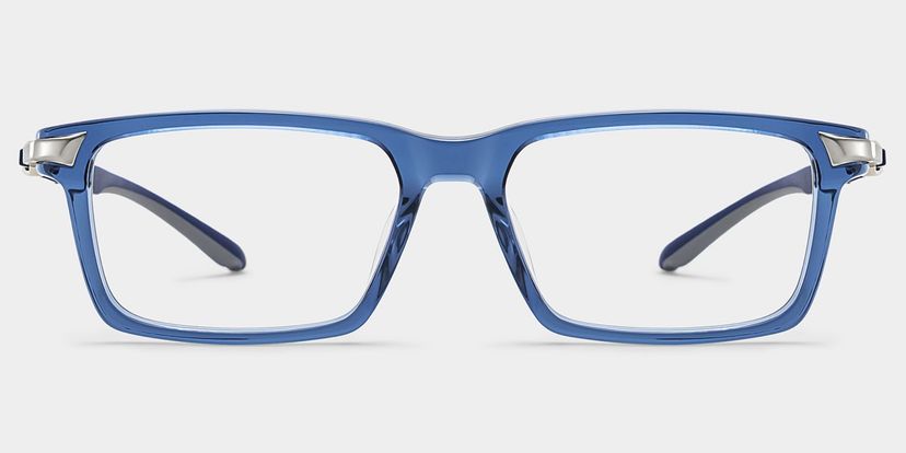 Lunettes rectangulaires bleues Orion