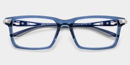 Lunettes rectangulaires bleues Orion1