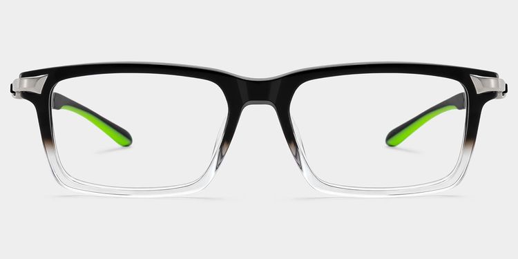 Lunettes rectangulaires noires Orion