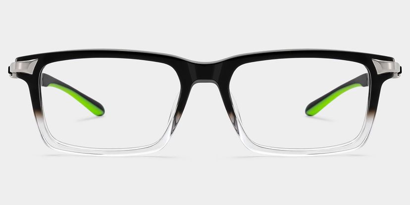 Lunettes rectangulaires noires Orion