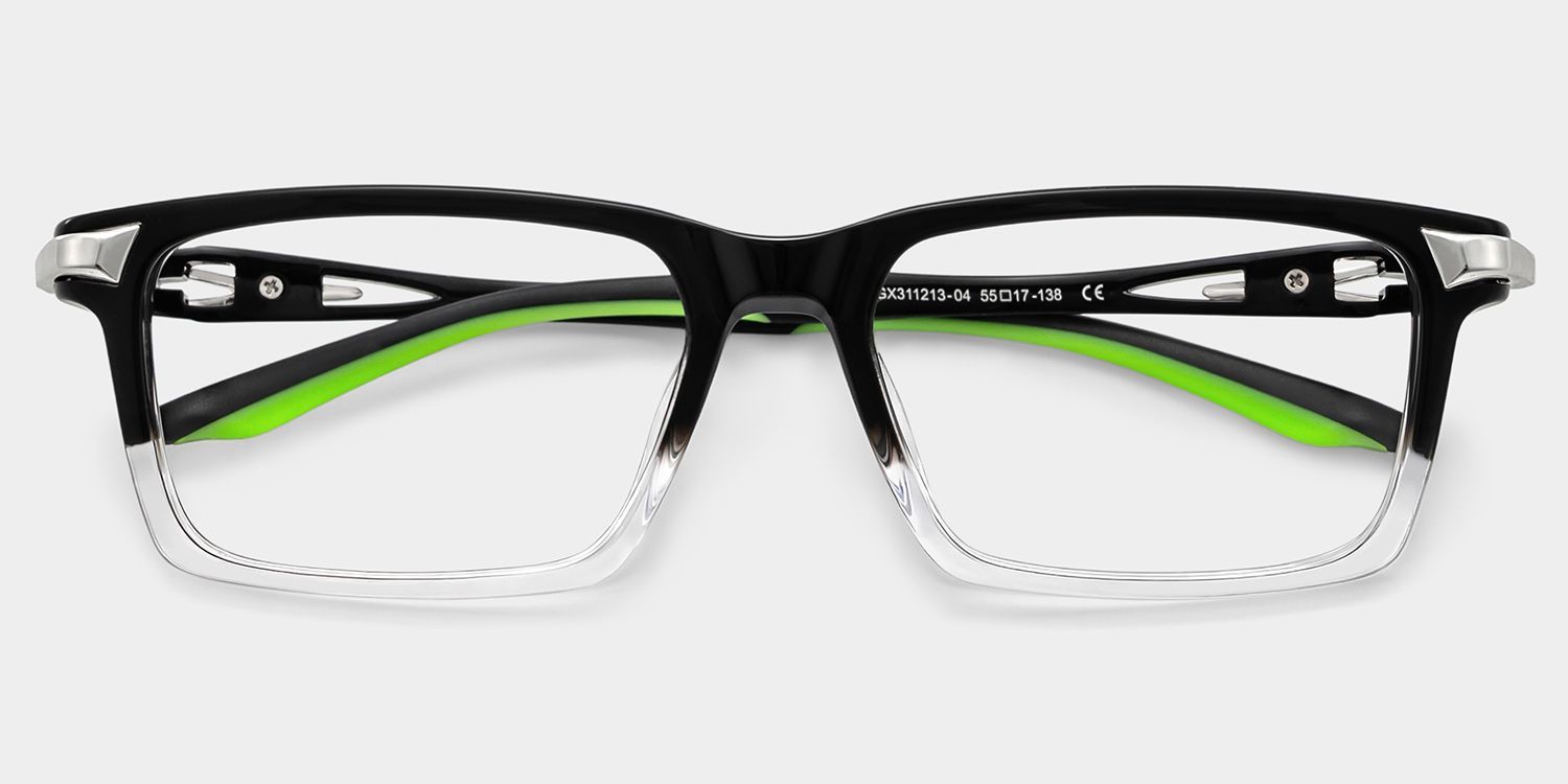 Lunettes à monture fine noire Orion pour hommes | ZEELOOL1