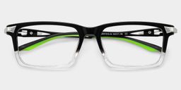 Lunettes rectangulaires noires Orion1
