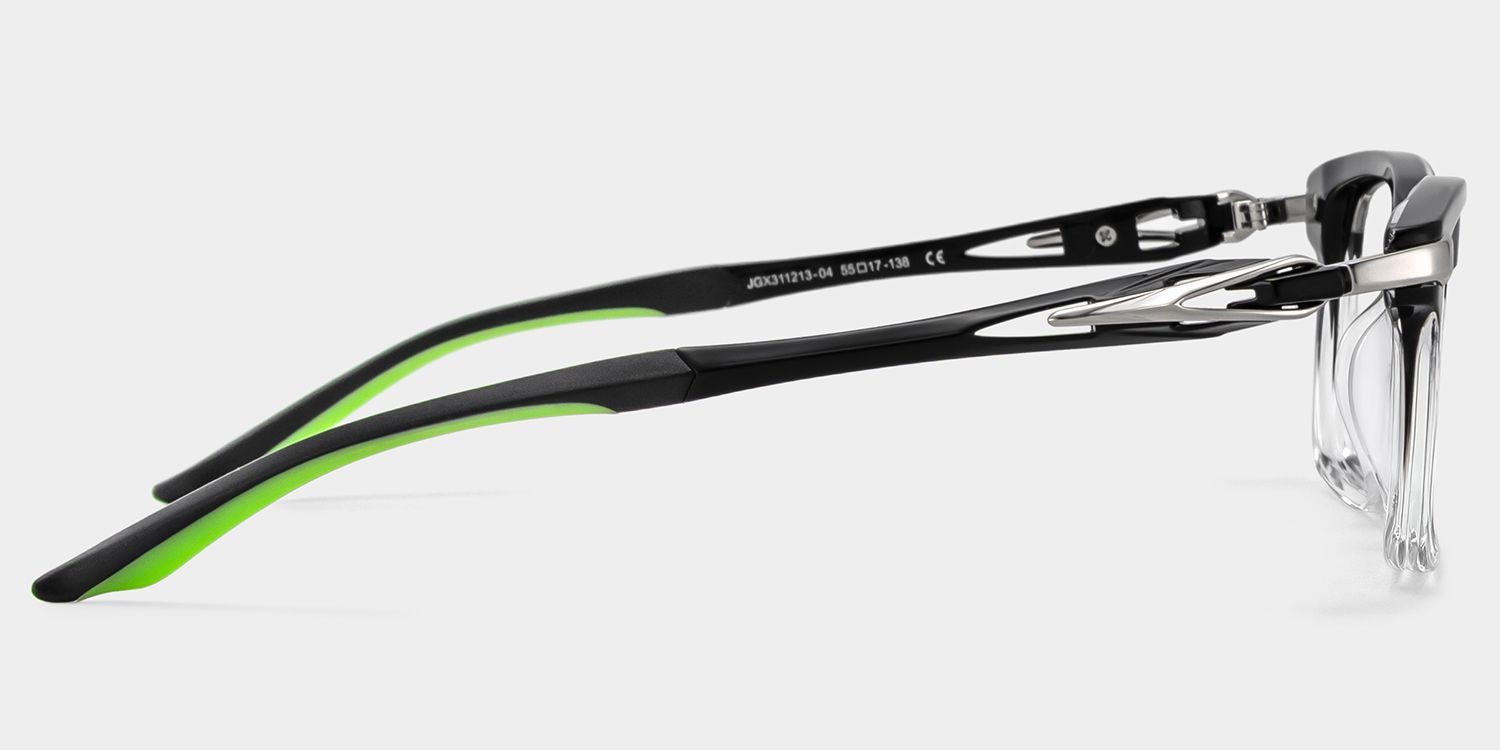 Lunettes à monture fine noire Orion pour hommes | ZEELOOL3