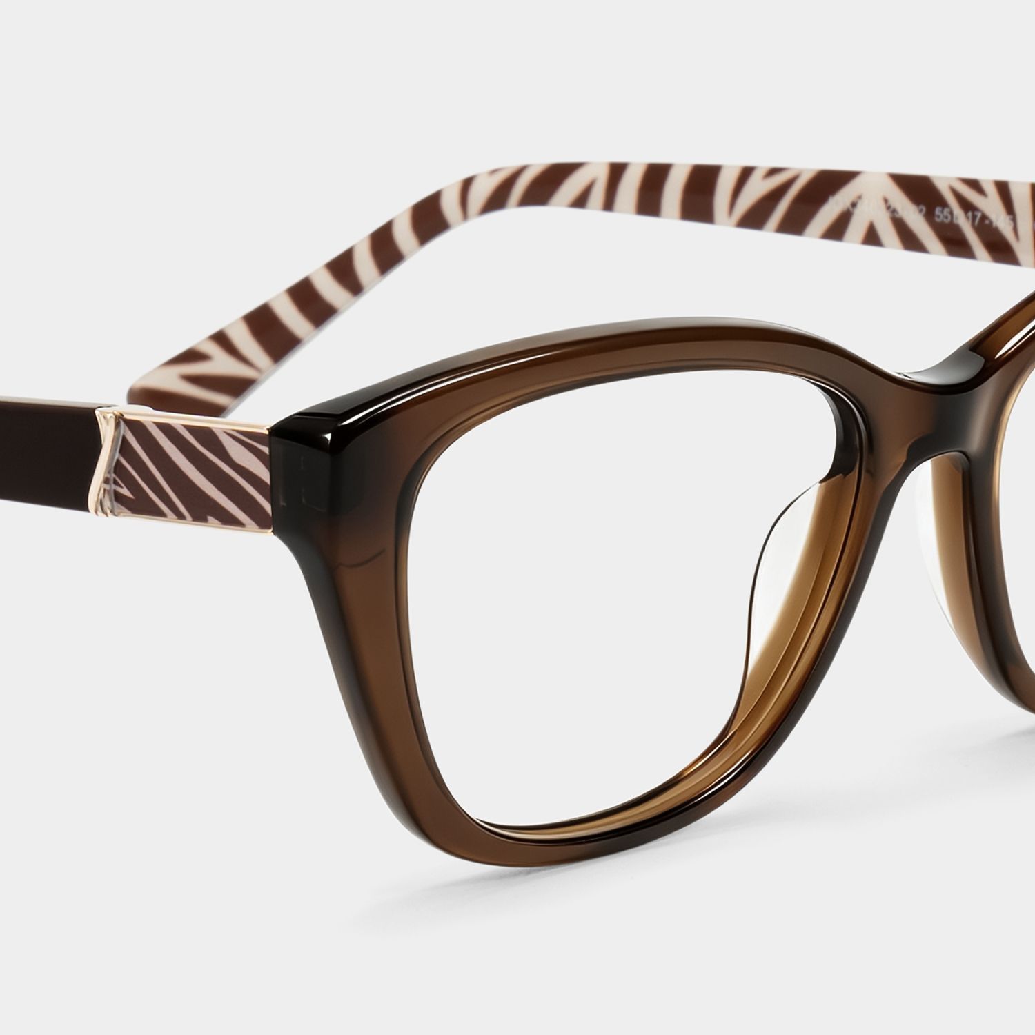 Lunettes œil-de-chat marron Brielle | ZEELOOL5