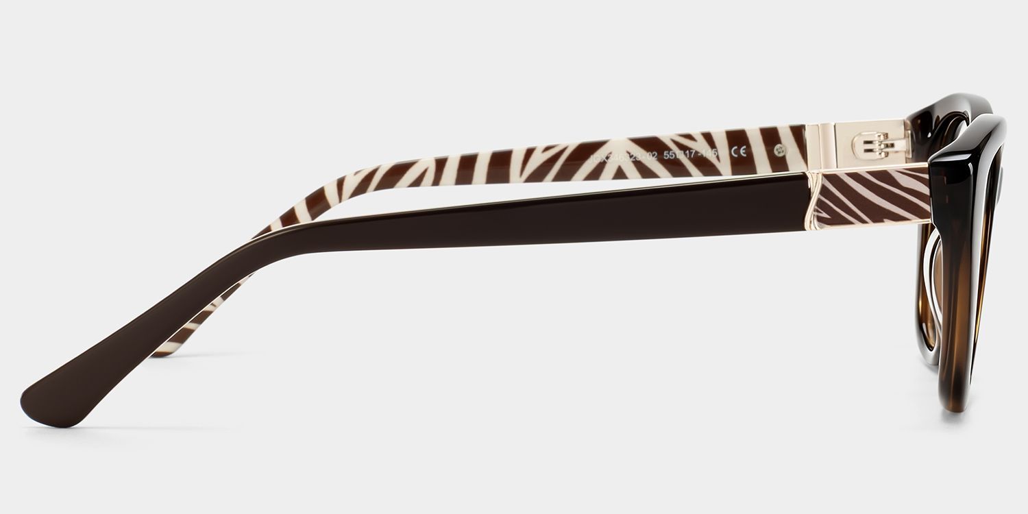Lunettes œil-de-chat marron Brielle | ZEELOOL4