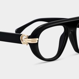 Lunettes Aviateur Noires Aveline5