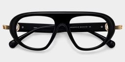 Lunettes Aviateur Noires Aveline1