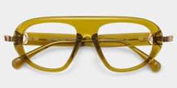 Lunettes aviateur Aveline vert1