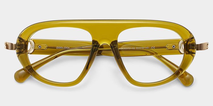 Lunettes aviateur Aveline vert