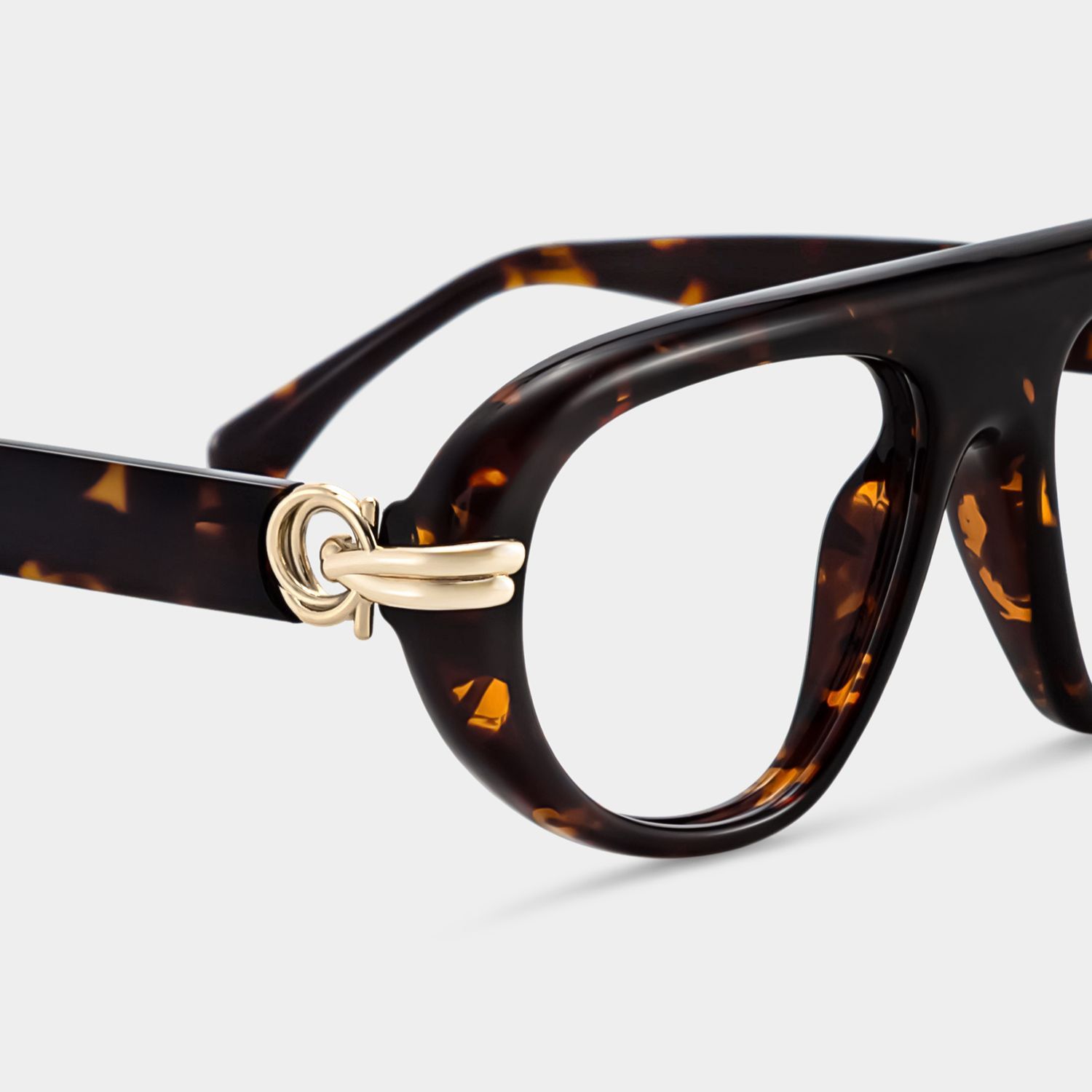 Lunettes de vue aviateur Aveline écaille de tortue pour femmes | ZEELOOL5