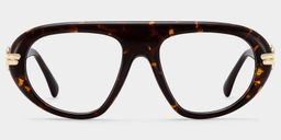 Lunettes aviateur Aveline écaille de tortue0