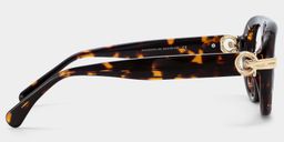 Lunettes aviateur Aveline écaille de tortue3