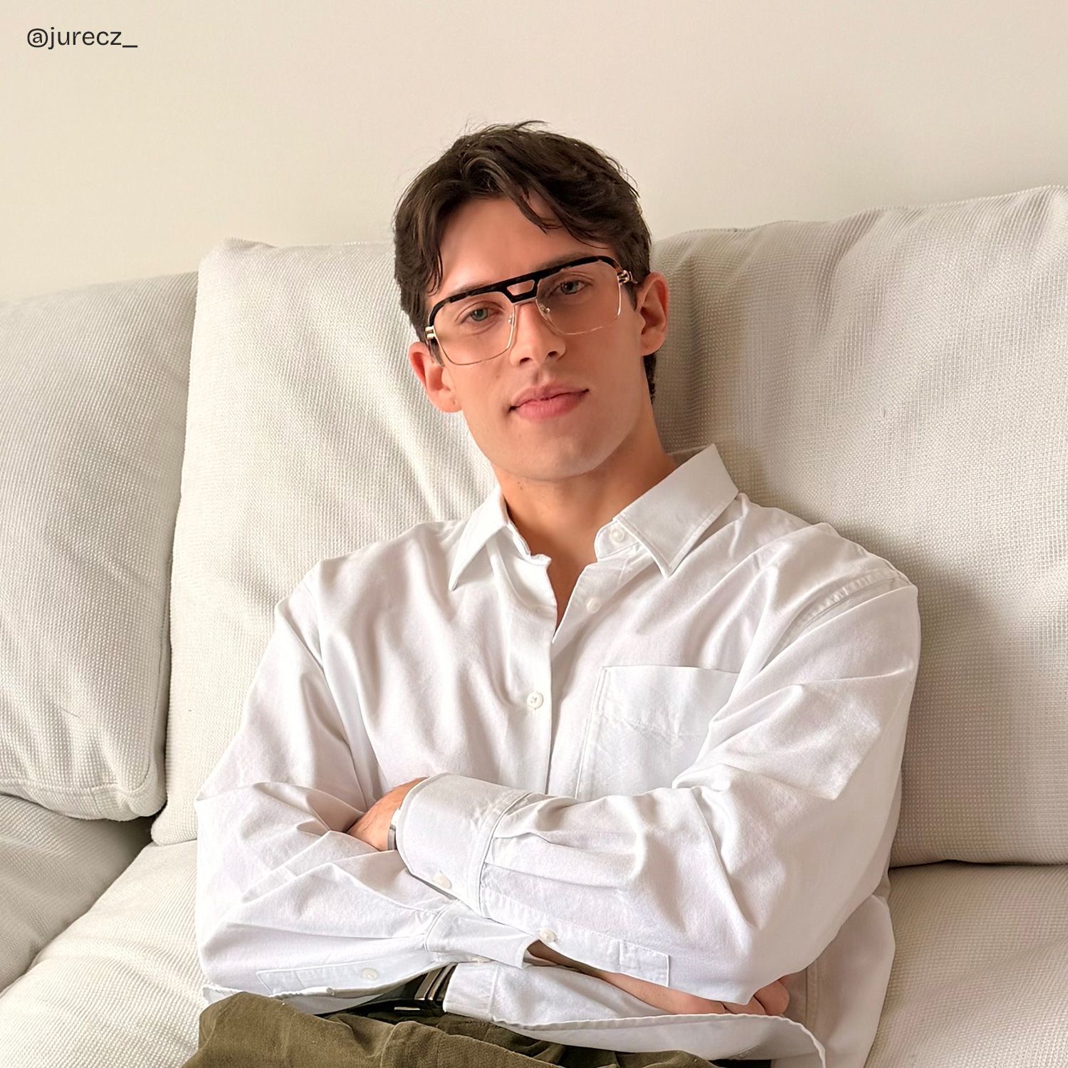 Lunettes de vue aviateur Griff écaille de tortue pour homme | ZEELOOL5