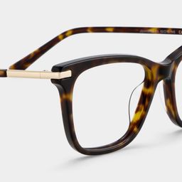 Lunettes rectangulaires Eliot écaille de tortue4