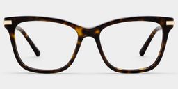 Lunettes rectangulaires Eliot écaille de tortue0