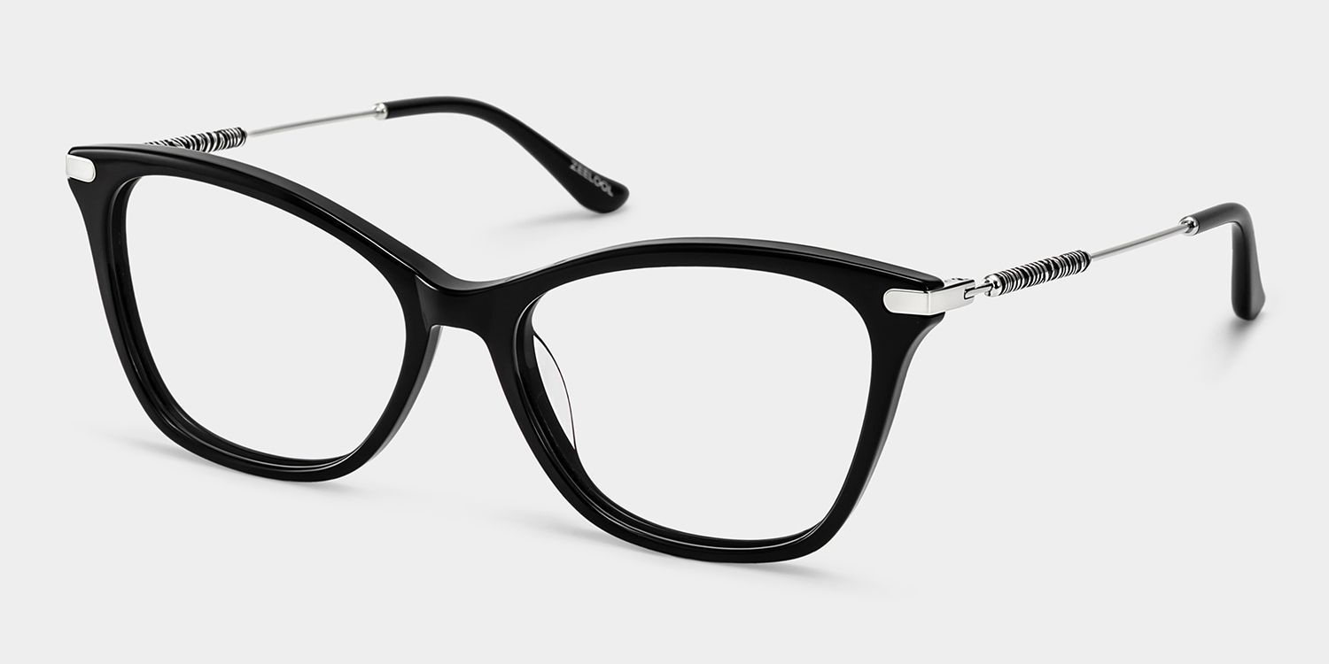 Lunettes Œil-de-Chat Noires Lydia | ZEELOOL2