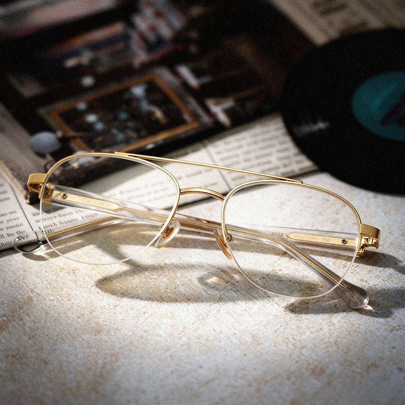 Lunettes Emily Aviateur Or Clair