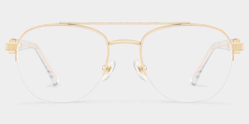Lunettes Emily Aviateur Or Clair
