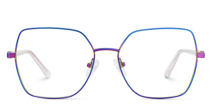Lunettes géométriques irisées Billie