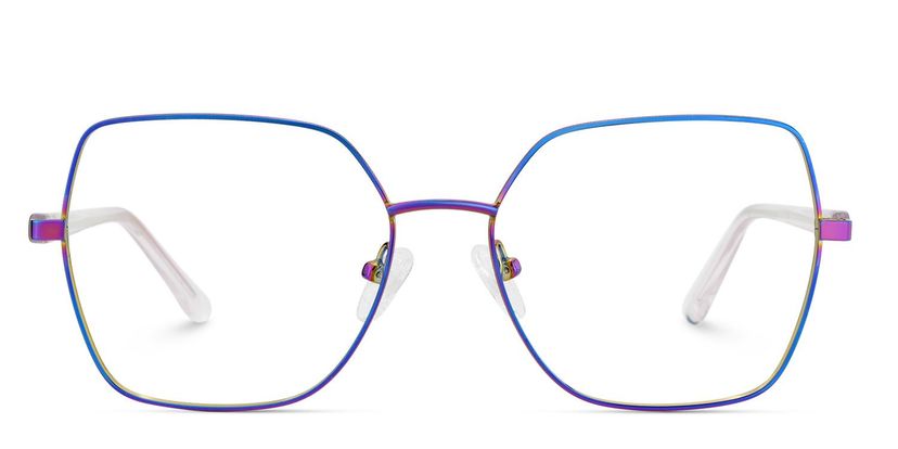Lunettes géométriques irisées Billie