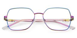 Billie Irisé Géométrique lunettes3
